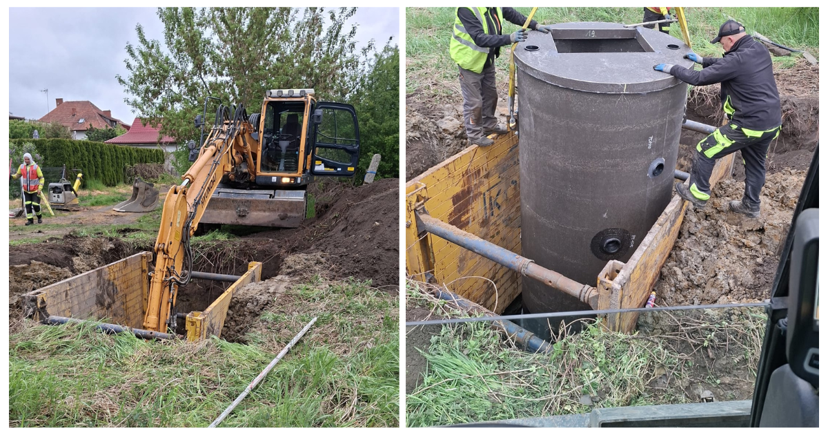 wykop i instalacja szamba raftrans koszalin